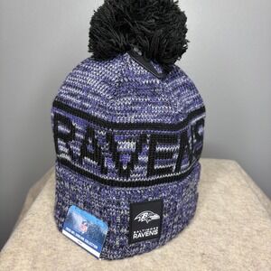 New Era Baltimore Ravens 2025 NFL Sideline Sport Knit Beanie Hat Purple 60731702